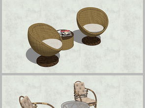 精品藤椅su模型設(shè)計圖下載 圖片227.33mb 家居空間庫 su模型