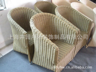 【100%工廠直銷】鋁合金編藤戶外桌椅/編藤桌仿藤椅/來樣來圖加工】價格,廠家,圖片,椅子、凳、榻,上?；軋@戶外裝飾制品-